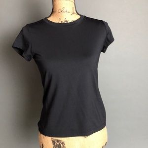 Apostrophe Black Top - Stretchy Petite Small